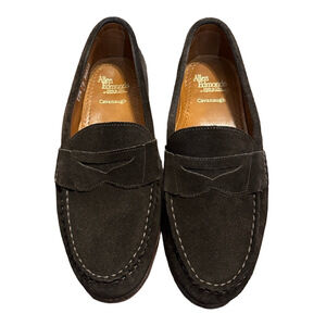 Allen Edmonds Dark Brown Suede Cavanaugh Loafers